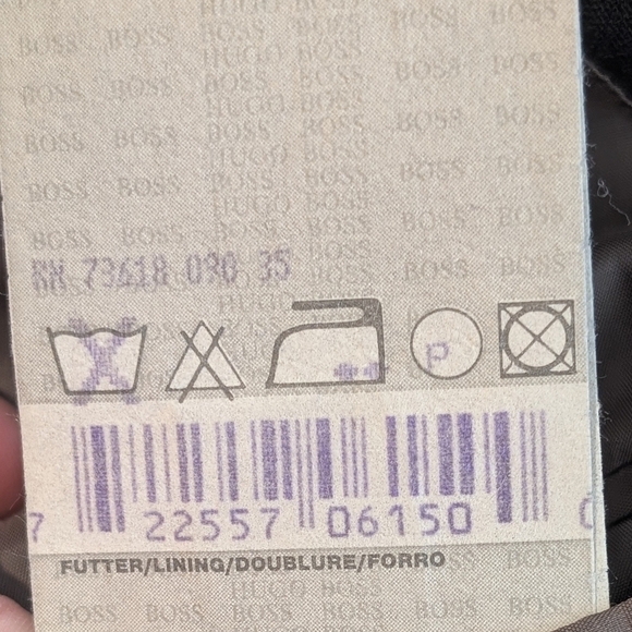 Hugo Boss Dark Green-Brown 100% Virgin Wool Sport Blazer ~ Size 46L - Picture 11 of 16